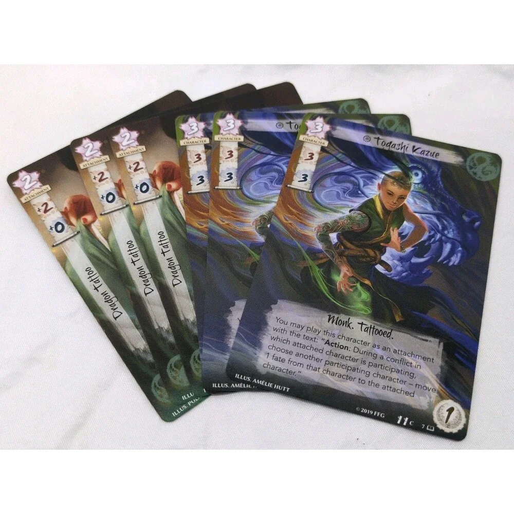 (6) Legend Of The Five Rings The Eternal Knot LCG Promo Cards